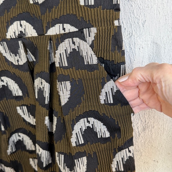 Anthropologie Hunter Dixon by Hunter Bell Adete Structured Jacquard Dress Size 4 - Picture 7 of 13
